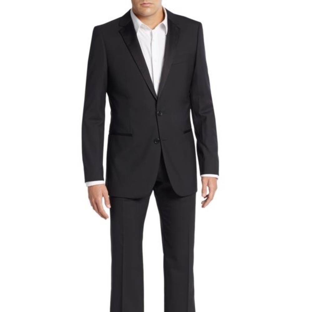 HUGO Boss Red Aikin/Hollo Regular-Fit Virgin Wool-Blend Blazer - Picture 2 of 12